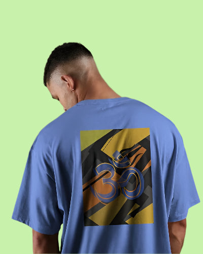Our Culture is SWAG - Oversized Lilac Cotton T-shirt