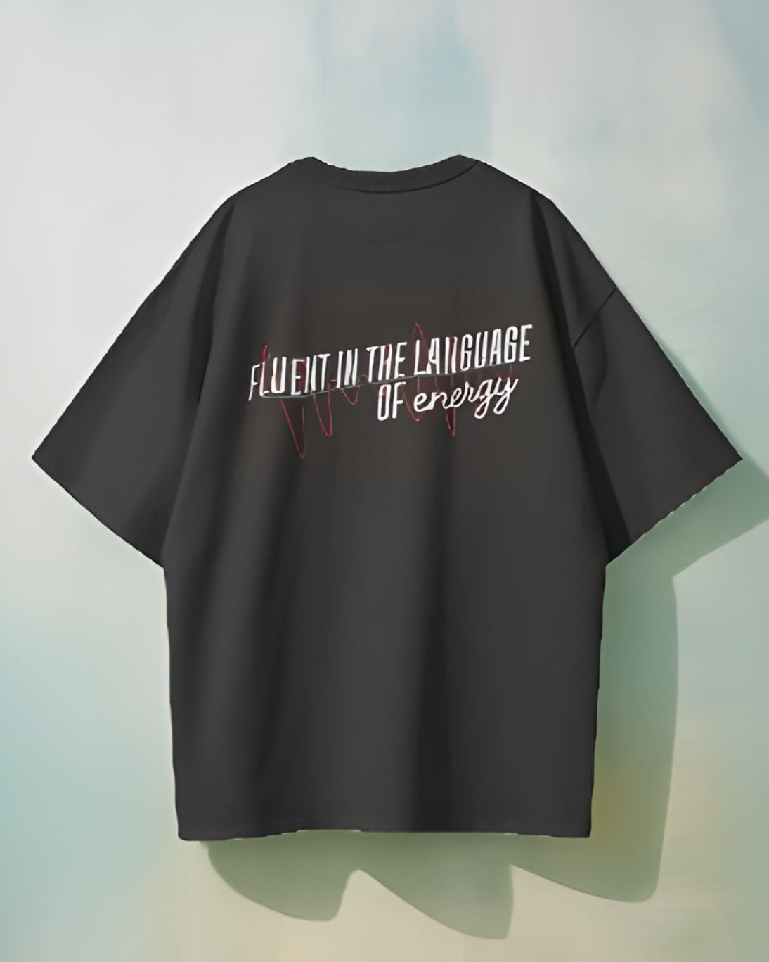 Spiritual Black oversized T-shirt